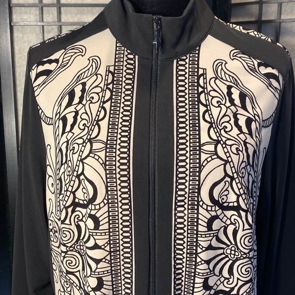 Susan Graver lightweight jacket size L nylon poly spandex blend - Picture 2 of 10